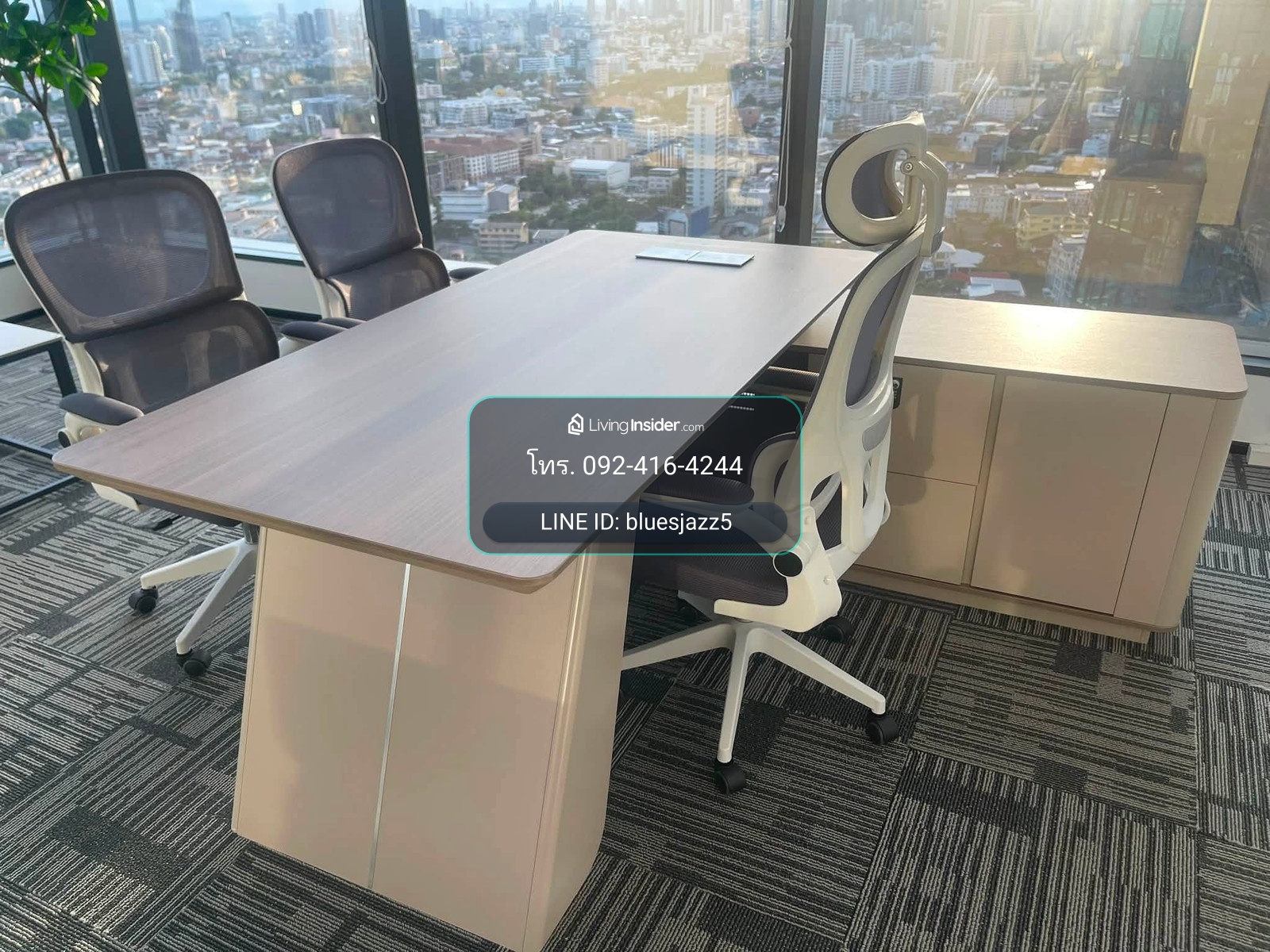 For RENT OK Space @PUNN Tower Rama4 102sqm Fully Furnished Office Near MRT Khlong Toei ONE Bangkok Med Park Hospital Queen Sirikit Convention Centre – รูปที่ 3