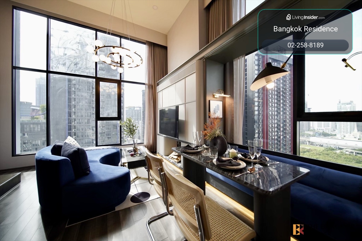 ✨ห้องตกแต่งครบ ✨ ทำเล New CBD, KnightsBridge Space Rama 9 ใกล้ MRT พระราม 9 – รูปที่ 2