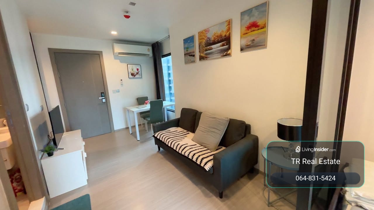 🔥 For rent Life Asoke - Rama 9 (Life Asoke - Rama 9) | 2 bedrooms, 41 sq m. | 25th floor, beautiful view | Near MRT Rama 9 and Central Rama 9 | Fully furnished, ready to move in | 25,000 baht/month | UE0016 | Line @944hjngx – รูปที่ 2