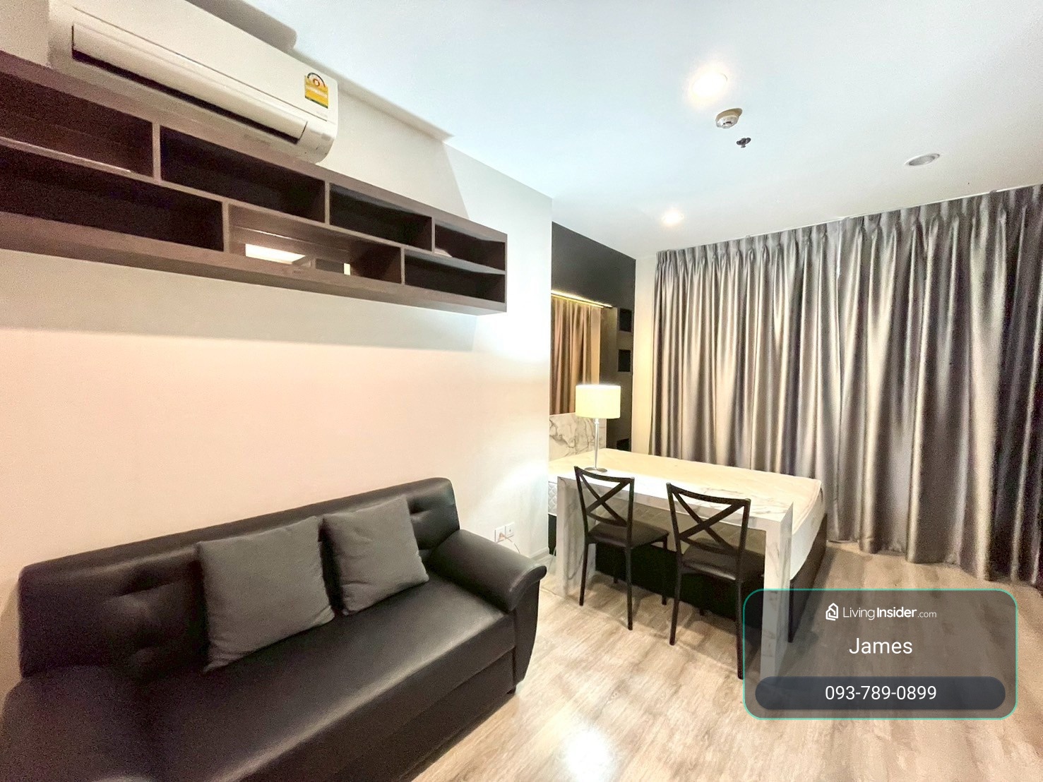 ห้องสวยพร้อมอยู่ ทำเลดีใกล้ MRT เพชรบุรี  / Ideo Mobi Asoke Studio Bed 26 sq.m. โทร 0937890899 – รูปที่ 2