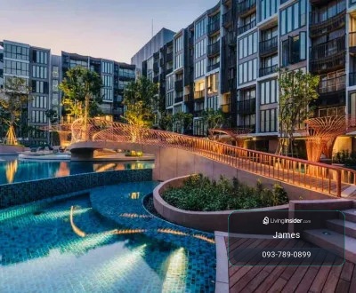 ห้องวิวน้ำ วิวสวน ร่มรื่น สภาพดีพร้อมอยู่ / Kawa Haus 2 Bed 67 sq.m. โทร 0937890899 – รูปที่ 2