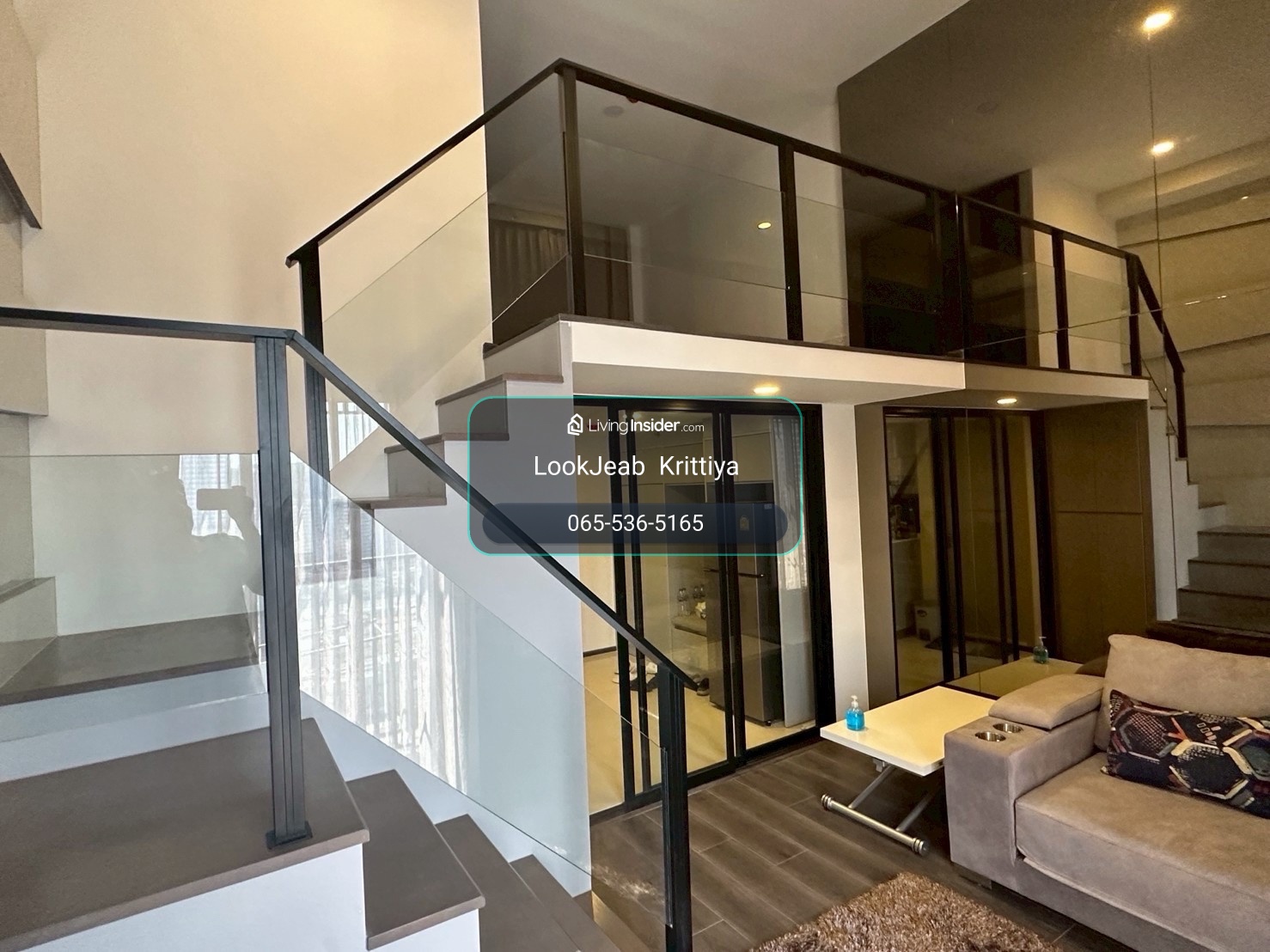 ✨ Loft 2 ชั้น ติด BTS พหลโยธิน 24 ชั้น 23 วิวสวย พร้อมอยู่ 26,000 บ./ด. 📞 065-536-5165 #คอนโดให้เช่า – รูปที่ 2