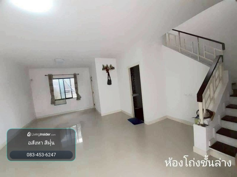2-story townhouse for sale (with tenant), Fah Piyarom Village, Niva Phase 14, Lam Luk Ka, size 21.7 square wah, 3 bedrooms, Bueng Kham Proi Subdistrict, Lam Luk Ka District, Pathum Thani Province. – รูปที่ 3