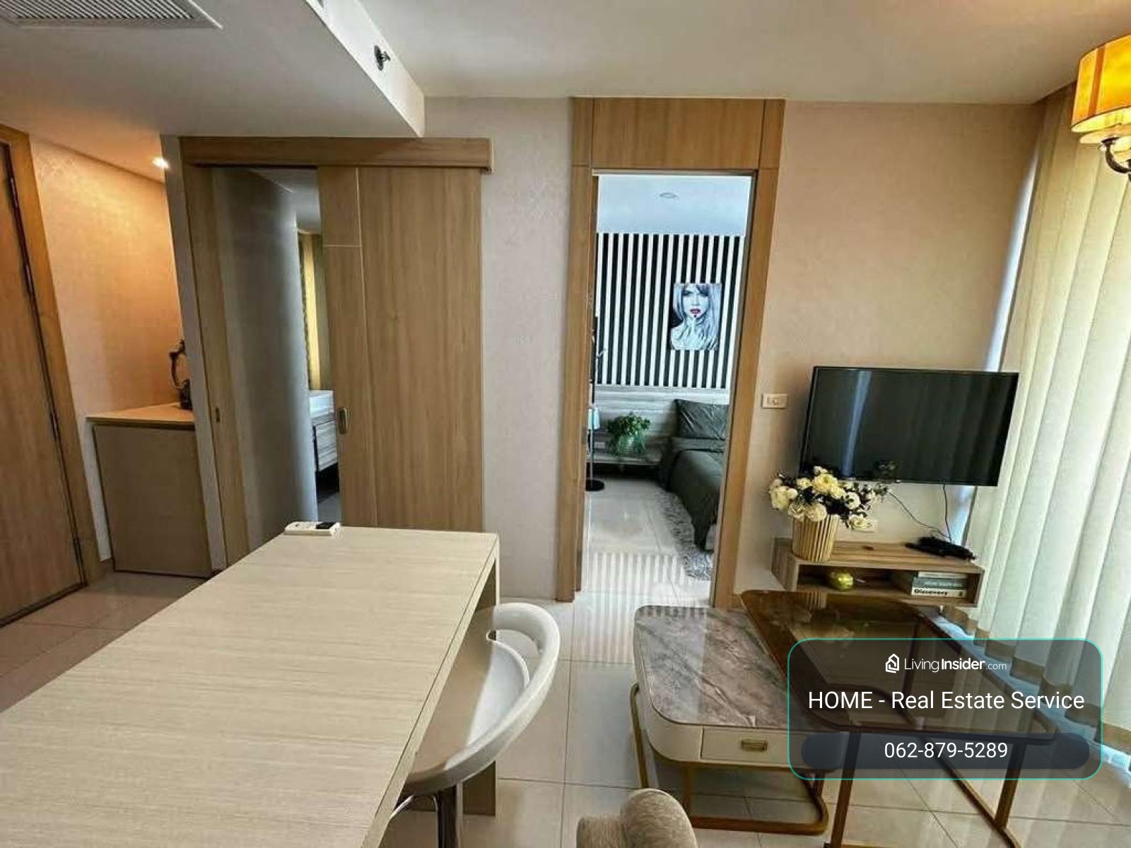 The Riviera Jomtien Pattaya / 1 Bedroom (FOR RENT), เดอะ ริเวียร่า จอมเทียน พัทยา / 1 ห้องนอน (ให้เช่า) KP066 – รูปที่ 2