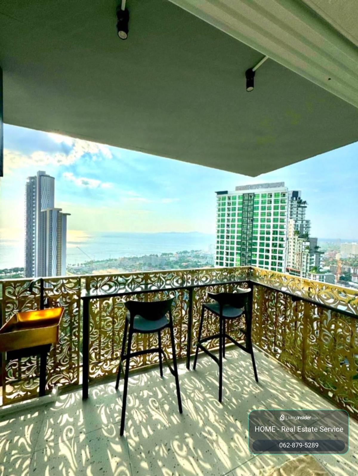 The Twin Tower Jomtien / 2 Bedrooms (FOR RENT), เดอะ ทวิน ทาวเวอร์ / 2 ห้องนอน (ให้เช่า) KP109 – รูปที่ 3