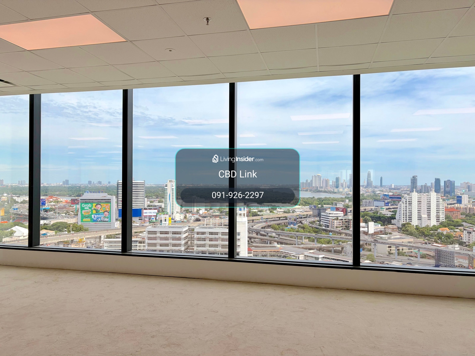 New Grade A Green Office, 290m to MRT Khlong Toei, River View – รูปที่ 2