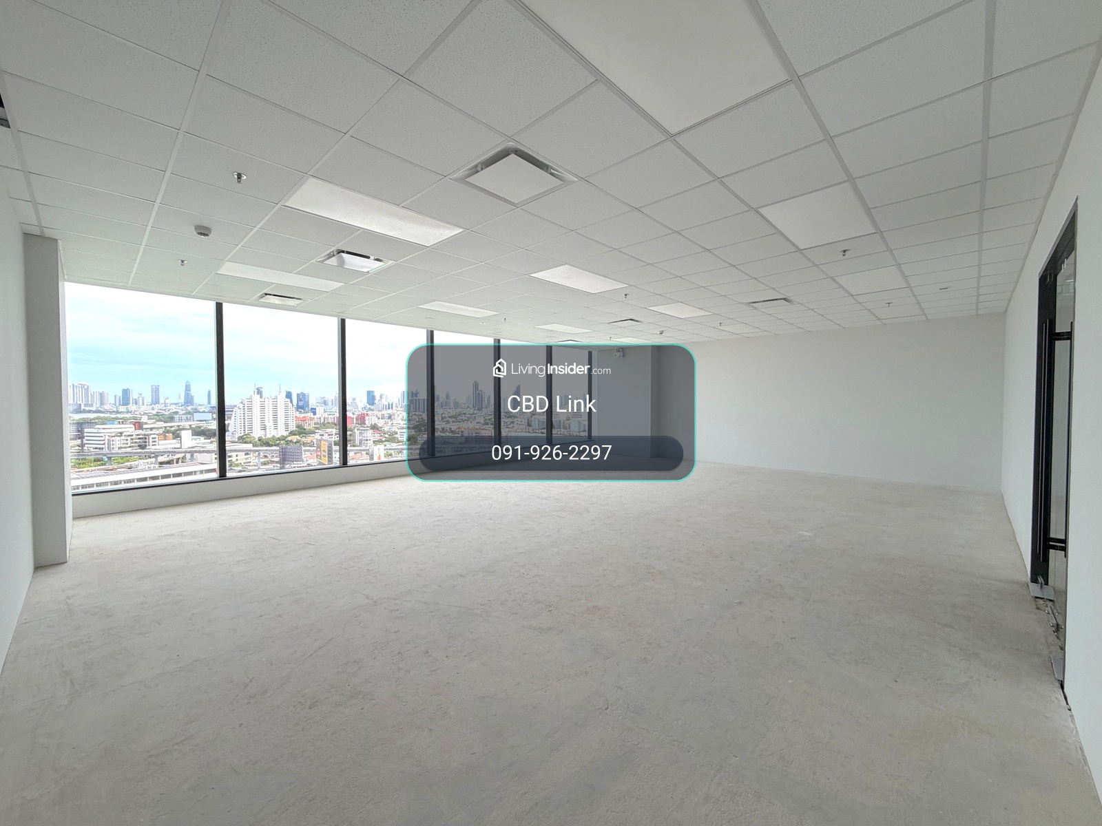 New Grade A Green Office, 290m to MRT Khlong Toei, River View – รูปที่ 3