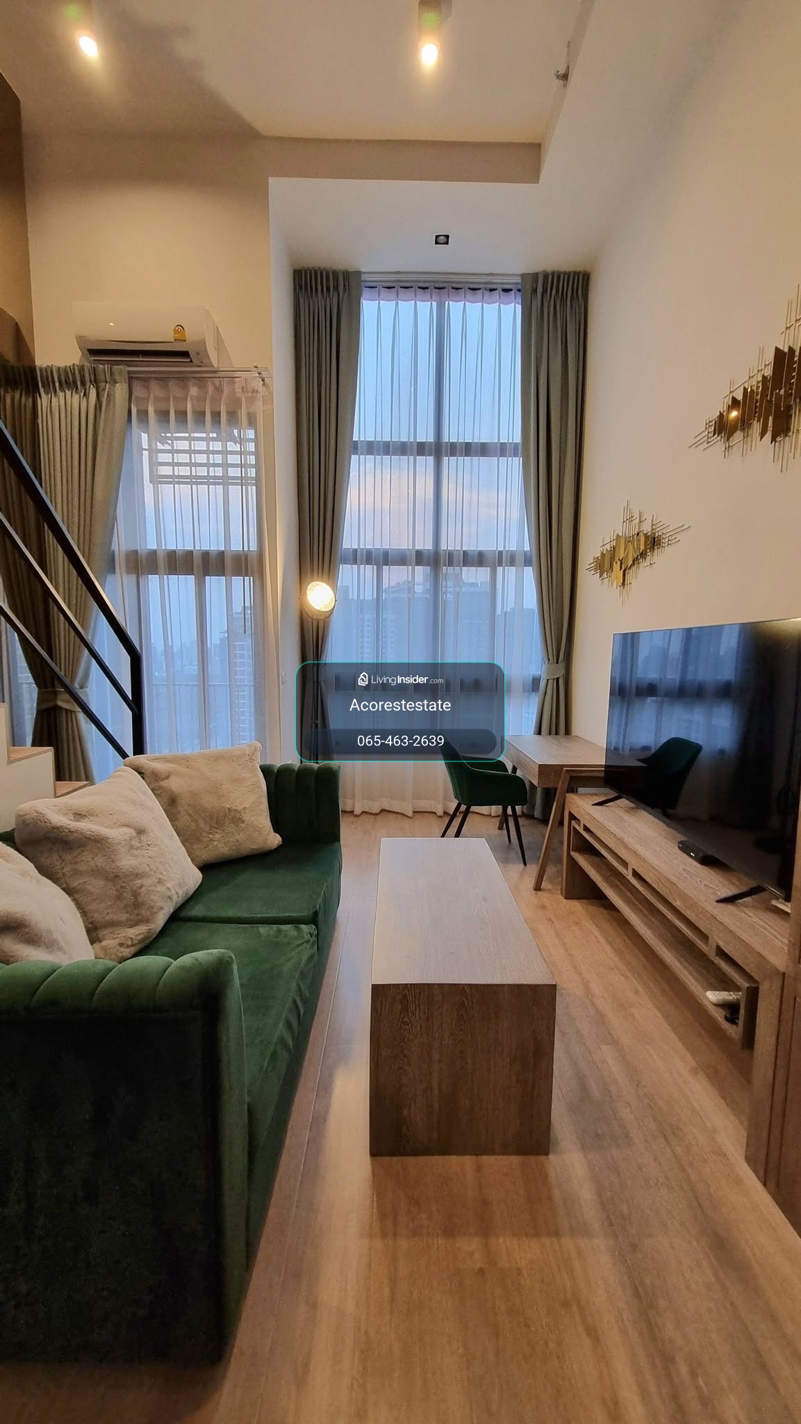 🌷 ให้เช่าคอนโด ไอดีโอ พระราม9 - อโศก  ✨🌷 Duplex 1 ห้องนอน | 1 ห้องน้ำ | ขนาด 38 ตรม. | ชั้น 30 – รูปที่ 2