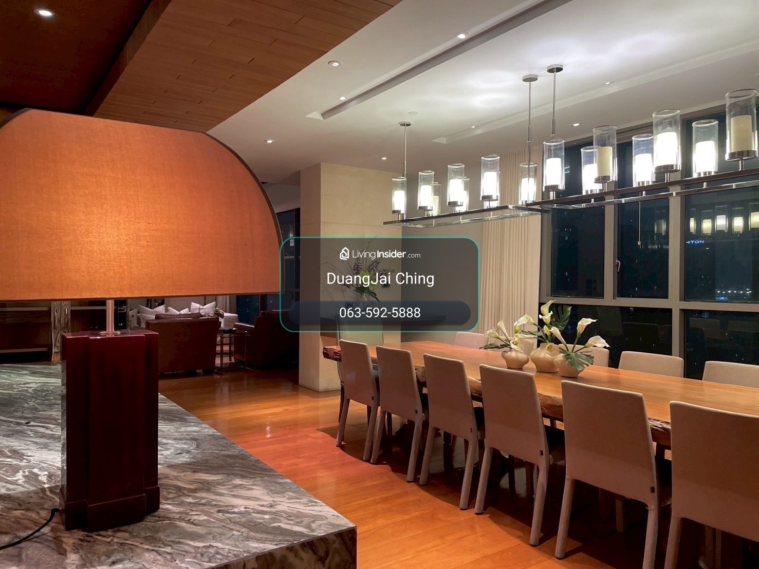 For Rent✨Rare Penthouse at Aequa Sukhumvit 49 | 481 SQ.M. | Pet Friendly 4Bed 450,000 THB/month Call:0635925888 – รูปที่ 4