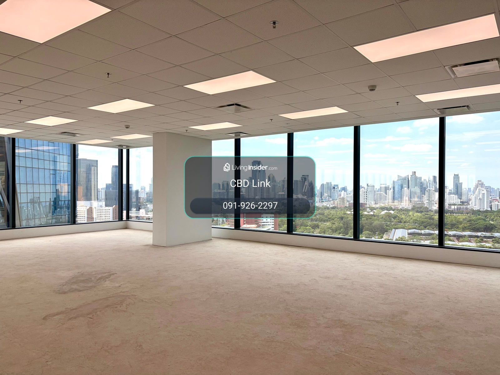 New Grade A Green Office, 290m to MRT Khlong Toei, River View – รูปที่ 2