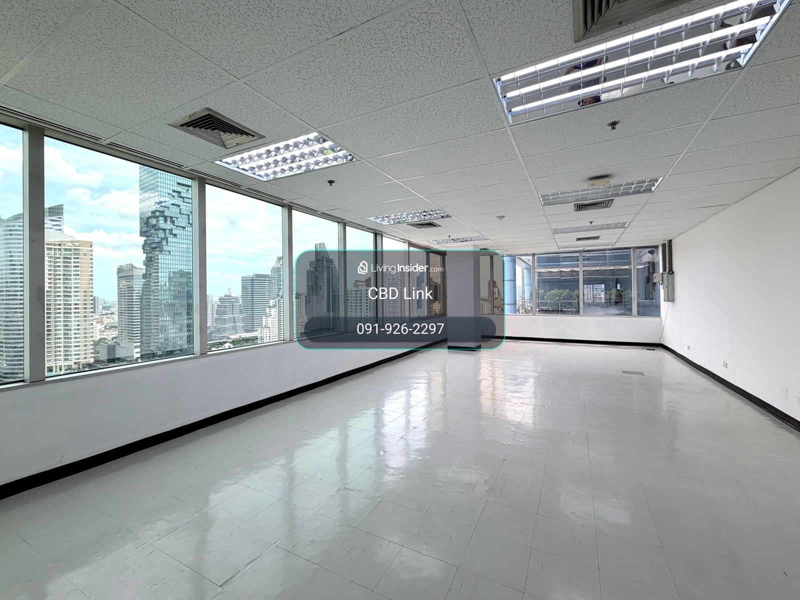 Renovated Office with Mahanakorn view, 350m to BTS Chong Nonsi, Free car park – รูปที่ 2