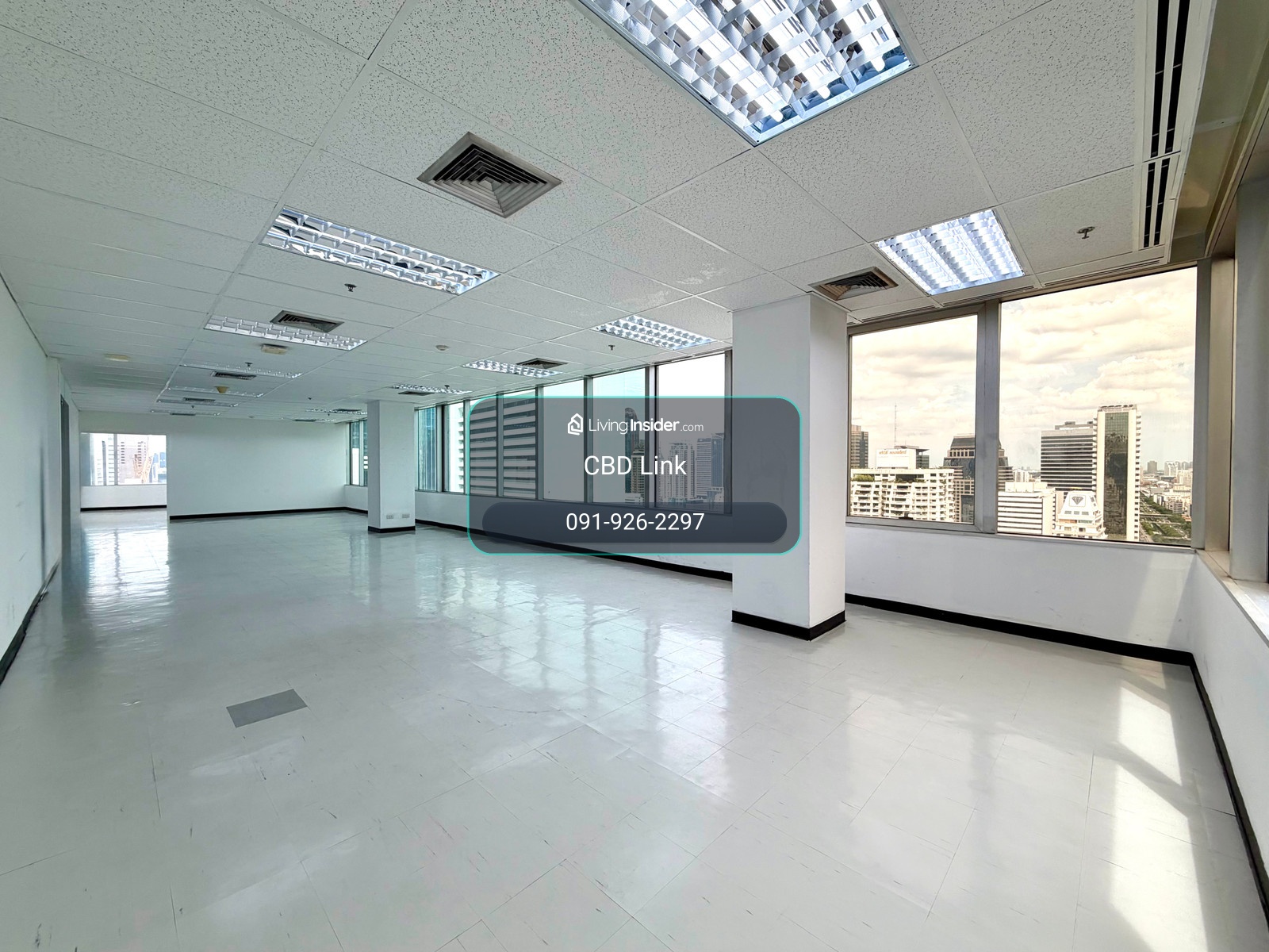Renovated Office with Mahanakorn view, 350m to BTS Chong Nonsi, Free car park – รูปที่ 3