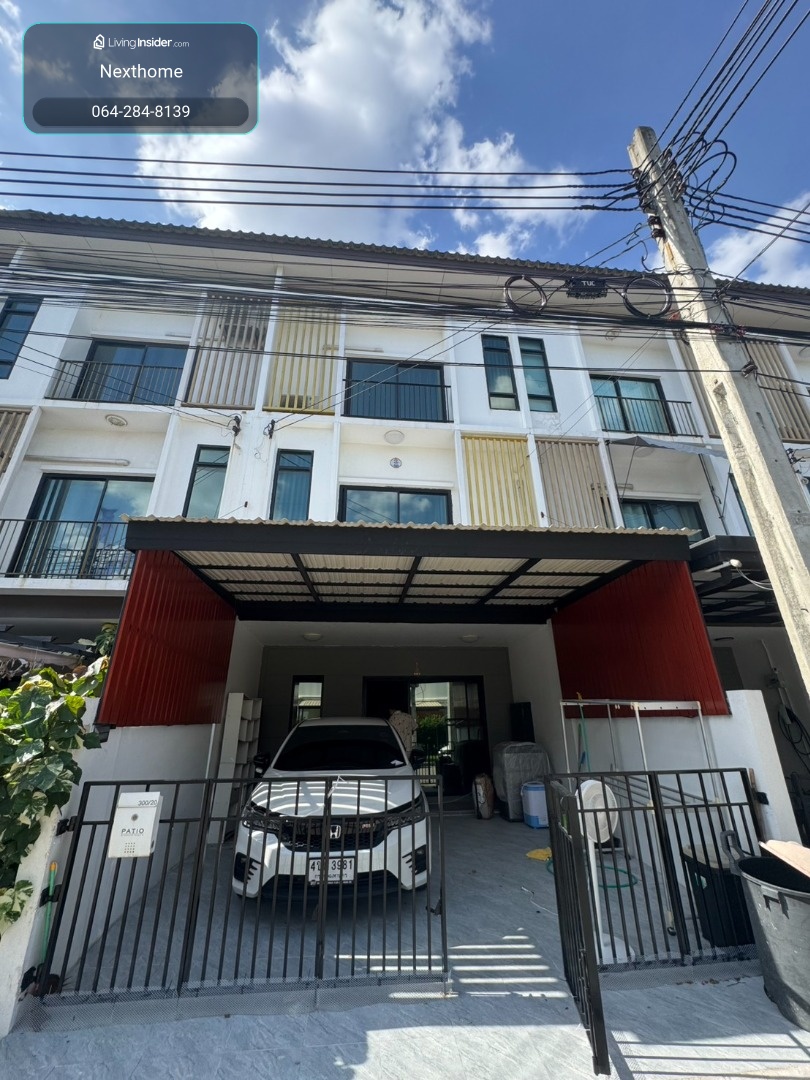 🔥ให้เช่าด่วน🔥 Patio ศรีนครินทร์–พระราม 9 ทาวน์โฮม 4 ห้องนอน 190 ตร.ม. อยู่ในสนามกอล์ฟ ยูนิโก้ – รูปที่ 2
