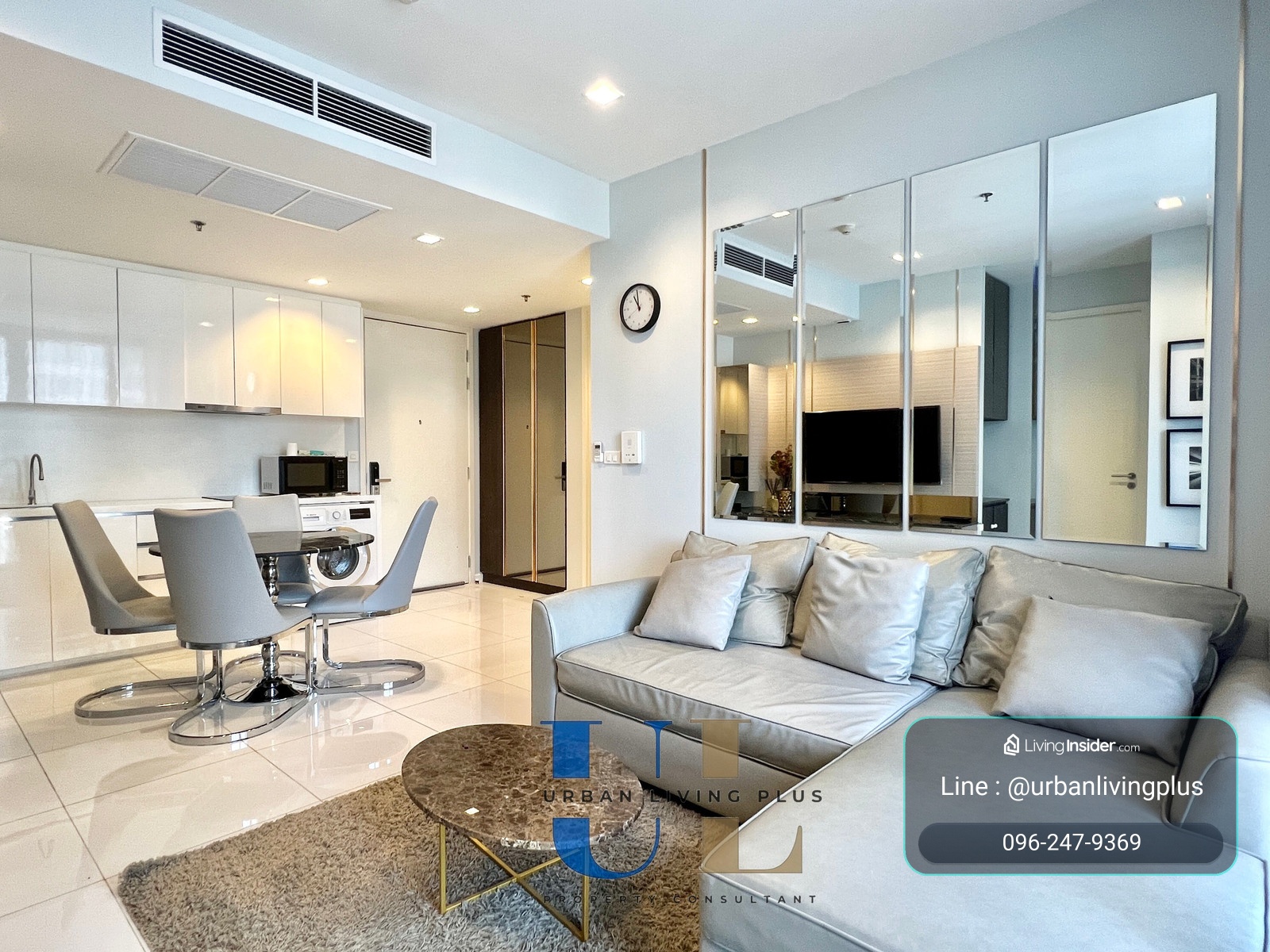 ( UL2606222 )✨Tel/Line 096-2479369 ✨FOR RENT!! Nara9 Condo 2 bedrooms, 2 bathrooms, Size 66 Sq.M. Nice room !!! 🔥🔥🔥 – รูปที่ 4