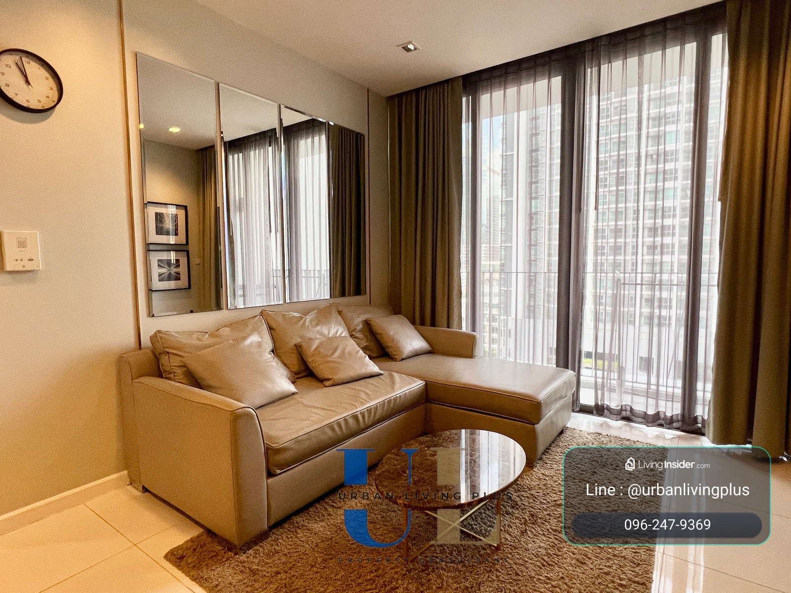 ( UL2606222 )✨Tel/Line 096-2479369 ✨FOR RENT!! Nara9 Condo 2 bedrooms, 2 bathrooms, Size 66 Sq.M. Nice room !!! 🔥🔥🔥 – รูปที่ 3