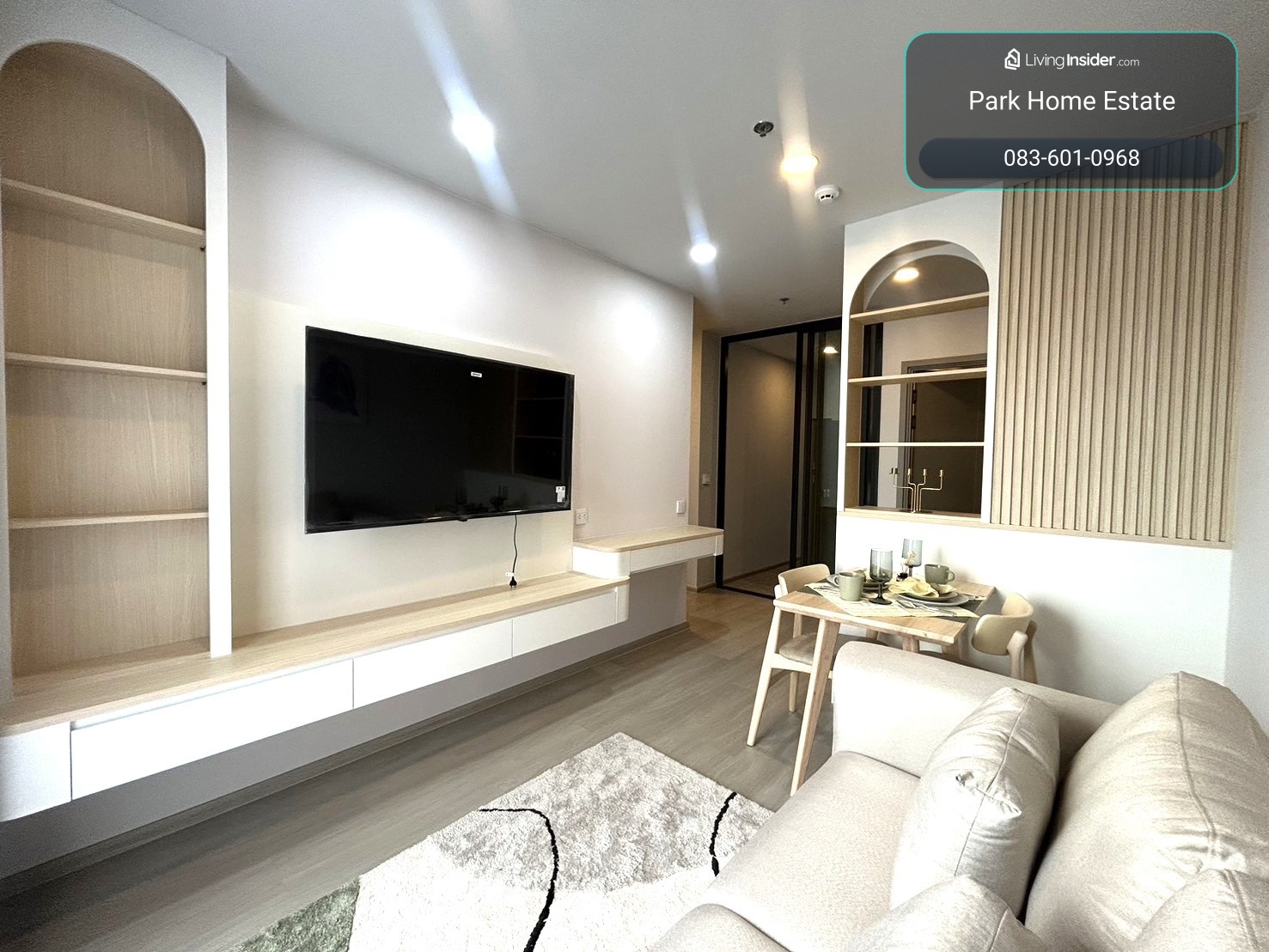 Aspire Onnut Station | 2 Bedroom แต่งสวย ห้องมุม  📞 Line : @pukkhome (with @) – รูปที่ 2