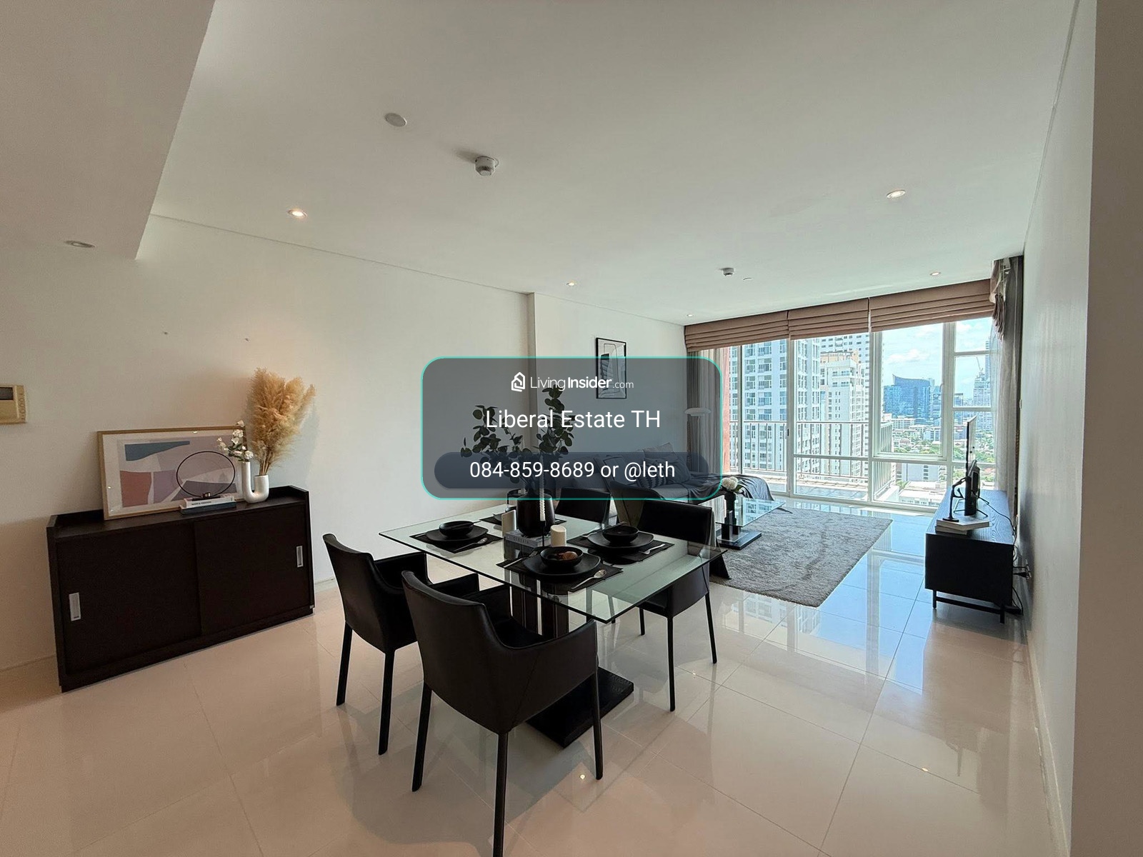 LTHC15815 - Luxury Condo for Rent Thonglor | Fullerton Sukhumvit | Near BTS Thonglor | 80,000 THB | คอนโดหรูให้เช่า ทองหล่อ โครงการ Fullerton Sukhumvit ใกล้ BTS ทองหล่อ – รูปที่ 2