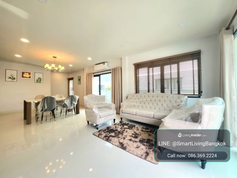 ขาย/ปล่อยเช่า บ้านเดี่ยวทำเลศักยภาพ บางนา-ศรีนครินทร์ (4 นอน 4 น้ำ 209 ตร.ม.) เฟอร์ครบพร้อมอยู่ เดินทางสะดวก เข้าออกได้หลายเส้นทาง ใกล้เมกาบางนา – รูปที่ 3