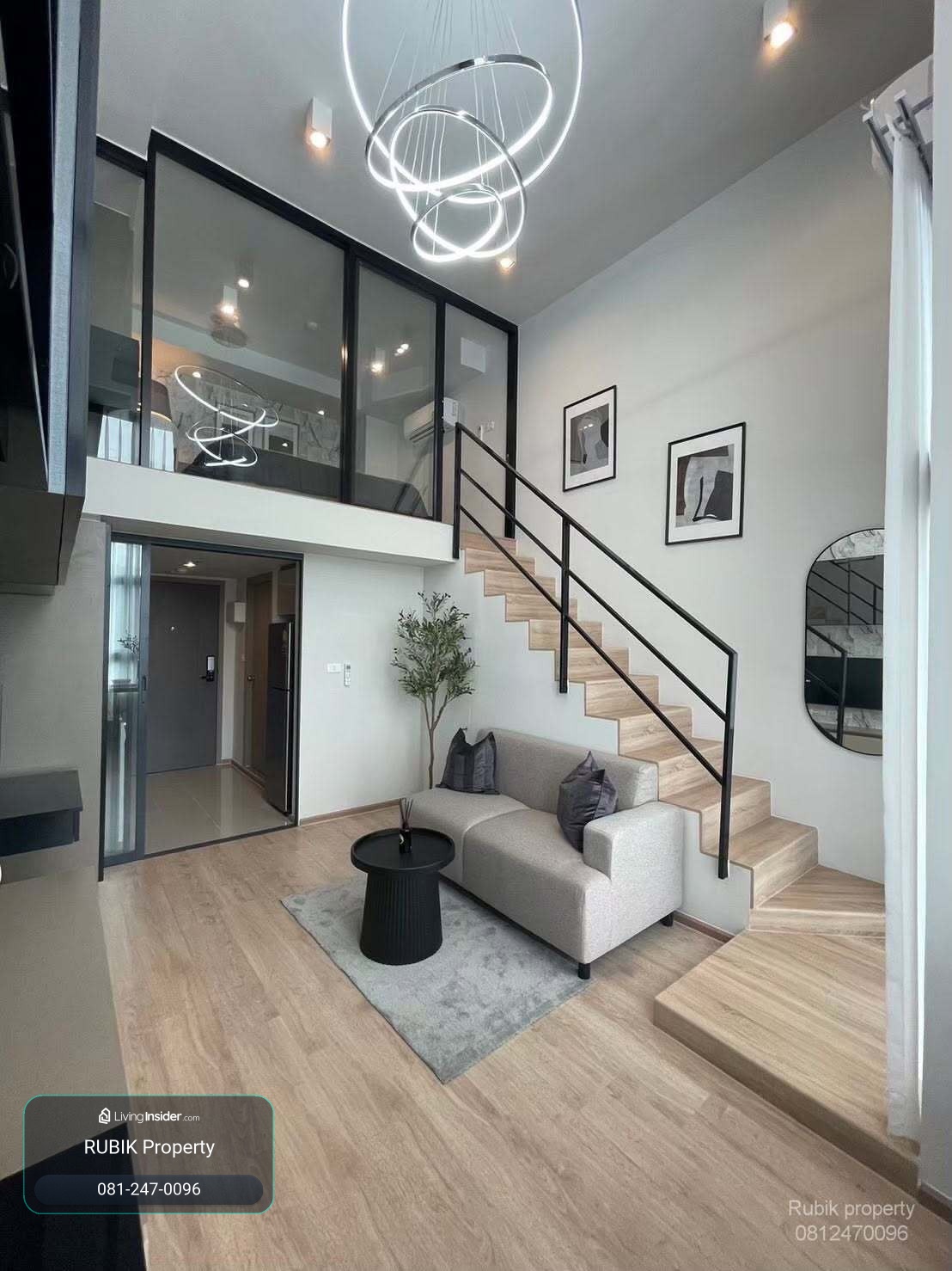 🏙️ FOR RENT | Ideo Rama 9 – Asoke ✨ Studio Hybrid Duplex | High Floor | Fully Furnished RB2075 – รูปที่ 2