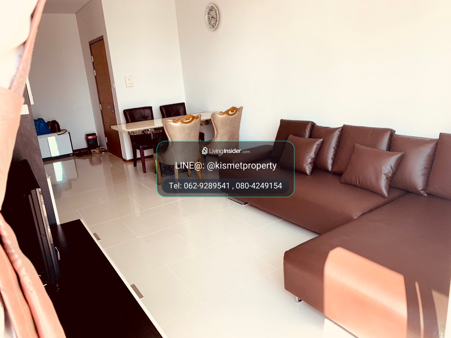 For Rent VILLA SATHORN 1bed size 55.11 sq.m. F/F – รูปที่ 3