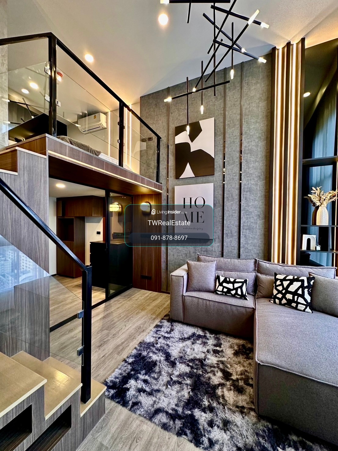 ขาย The Origin Ladprao – Bangkapi ห้อง Duplex ชั้นสูง Built-in หรู ติดถนนใหญ่ ใกล้รถไฟฟ้าสายสีเหลือง – รูปที่ 2