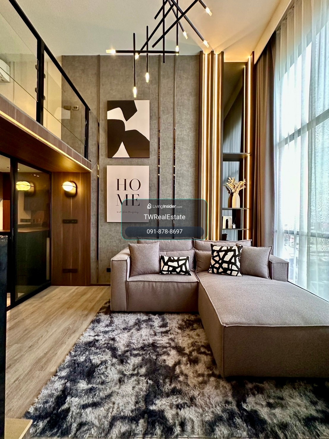 ขาย The Origin Ladprao – Bangkapi ห้อง Duplex ชั้นสูง Built-in หรู ติดถนนใหญ่ ใกล้รถไฟฟ้าสายสีเหลือง – รูปที่ 3
