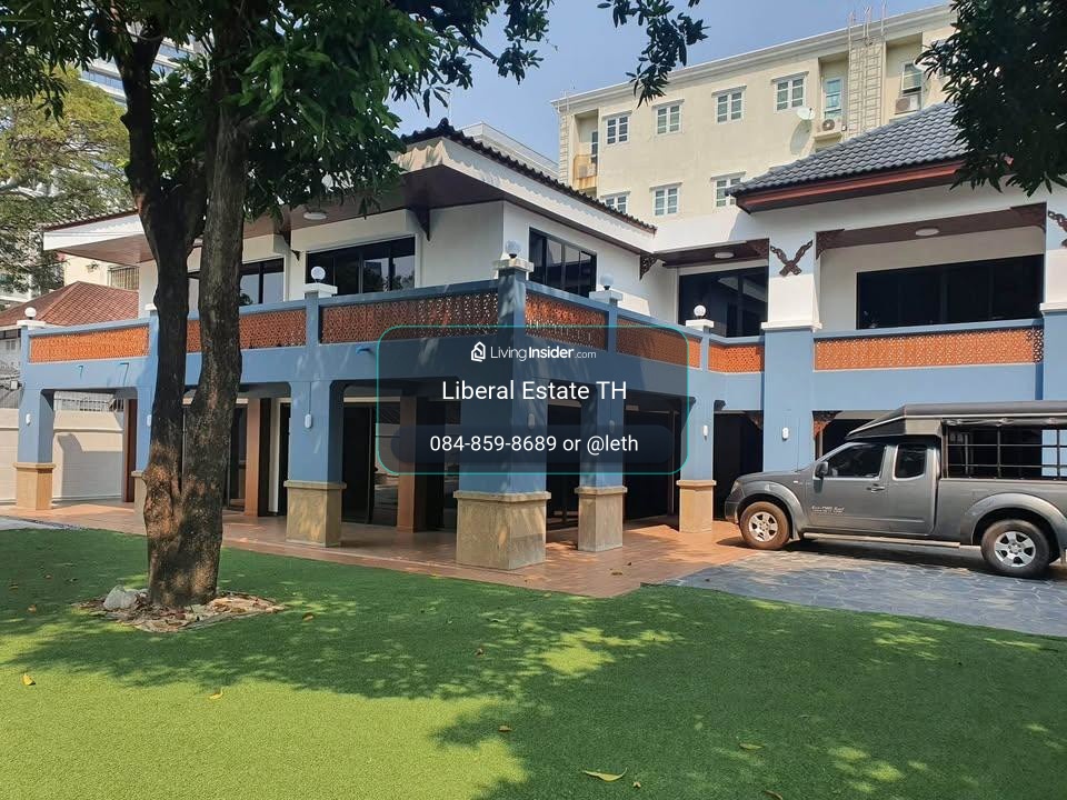 LTHC15830 - Spacious Detached House for Rent Rama 4 - Sathorn | Private Garden | Near One Bangkok & MRT Lumphini | 125,000 THB/month | บ้านเดี่ยวให้เช่า พระราม 4 - สาทร พร้อมสวนส่วนตัวขนาดใหญ่ ใกล้ One Bangkok และ MRT ลุมพินี – รูปที่ 4