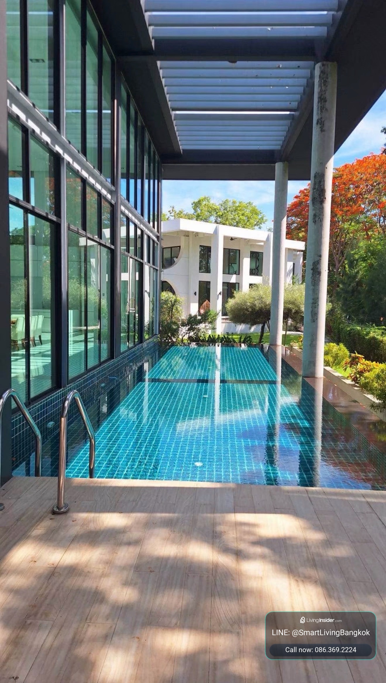 ให้เช่าบ้านพื้นที่ใหญ่ 2 ไร่ พร้อมสระว่ายน้ำ บรรยากาศสงบ วิวพื้นที่สีเขียว เหมาะทำธุรกิจ รองรับลูกค้าจำนวนมาก – รูปที่ 2