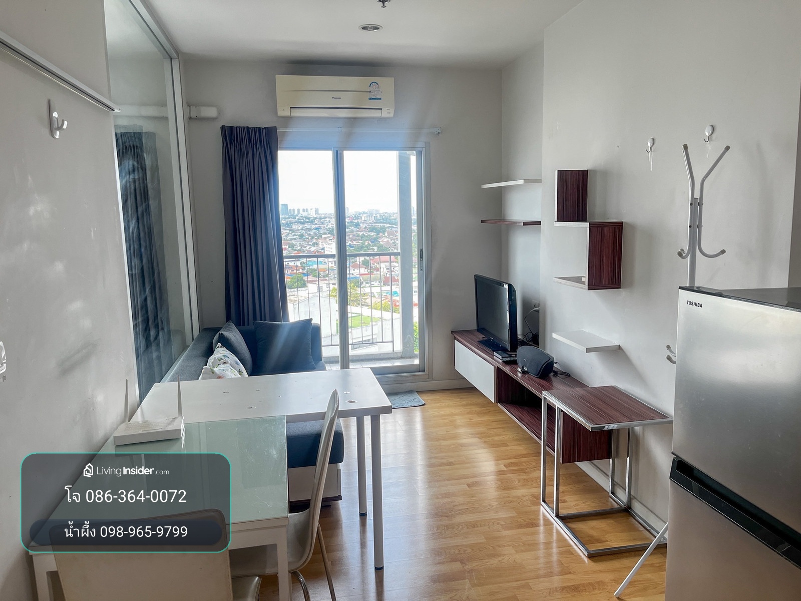 Parkland Condo, Ngamwongwan, Khae Rai, 17th floor, complete utilities, near chest hospital, ready to move in. – รูปที่ 3