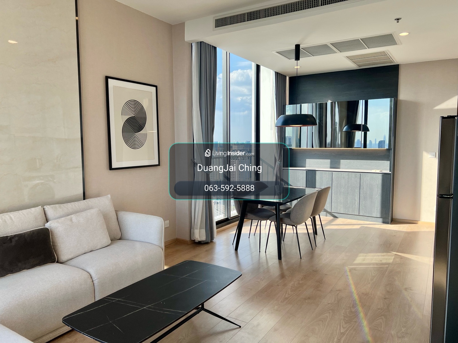 25/06/26✨ Ready to move in Rare Corner Unit at Noble BE19 | 2BR High Floor with Triple Views70sqm 62,000THB Call 0635925888 – รูปที่ 4