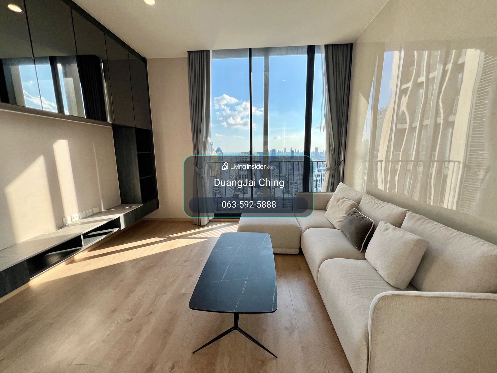 25/06/26✨ Ready to move in Rare Corner Unit at Noble BE19 | 2BR High Floor with Triple Views70sqm 62,000THB Call 0635925888 – รูปที่ 3