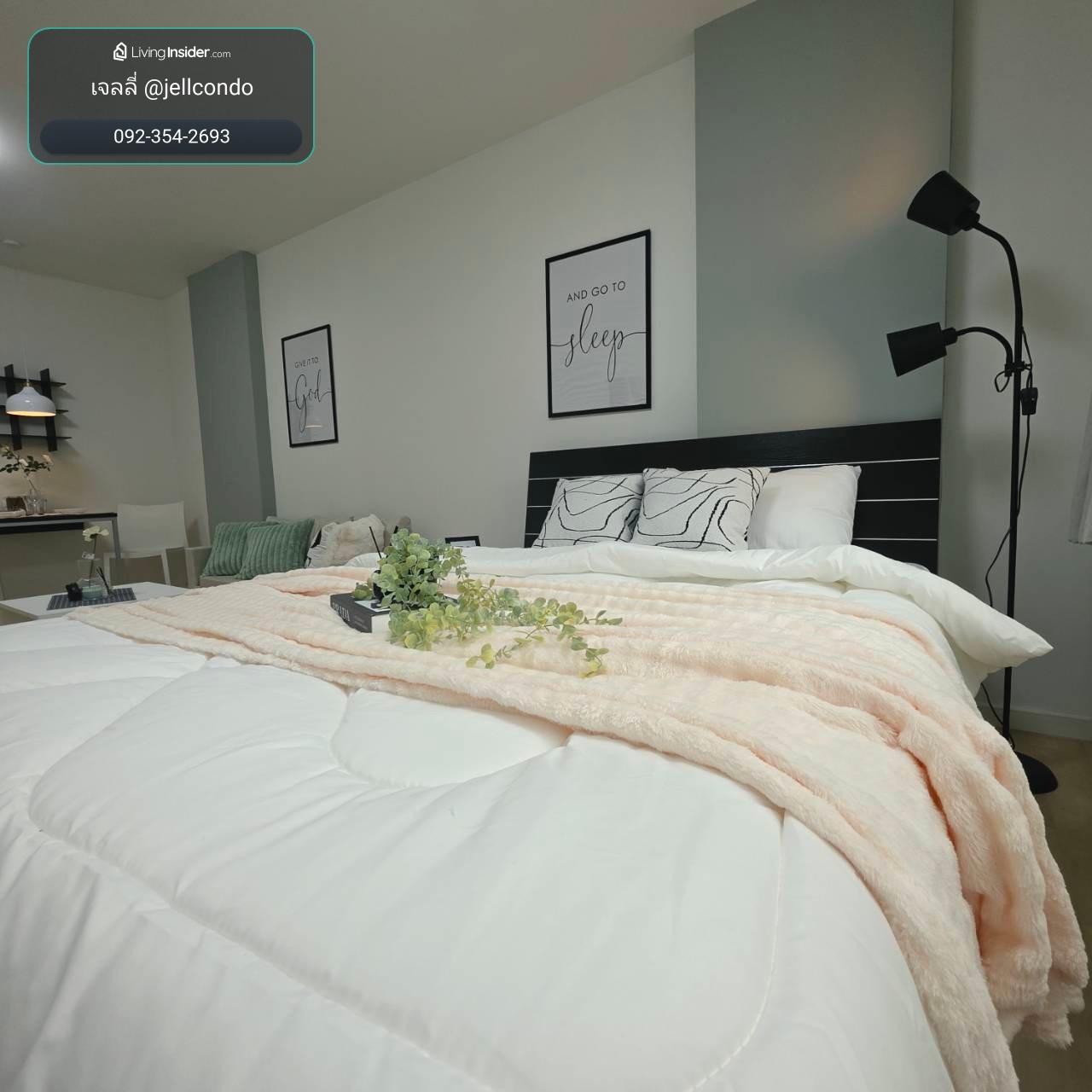 Urgent sale, DCondo Ramintra, newly decorated room, good price, free transfer. – รูปที่ 3