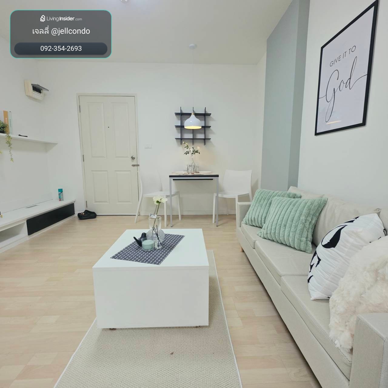 Urgent sale, DCondo Ramintra, newly decorated room, good price, free transfer. – รูปที่ 4