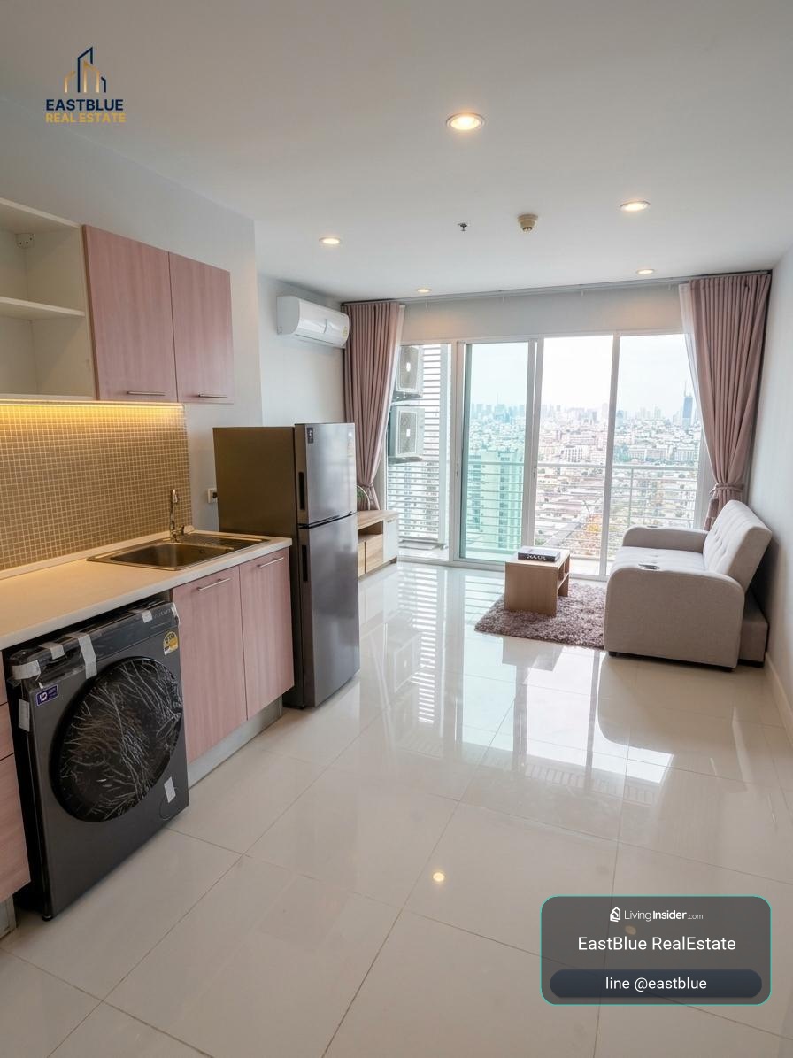 รวมค่าโอน 2 นอน 60 ตร.ม. The Mark Ratchada ใกล้ MRT พระราม 9 ขาย 4,000,000 บาท 🏢 0642748883 – รูปที่ 2