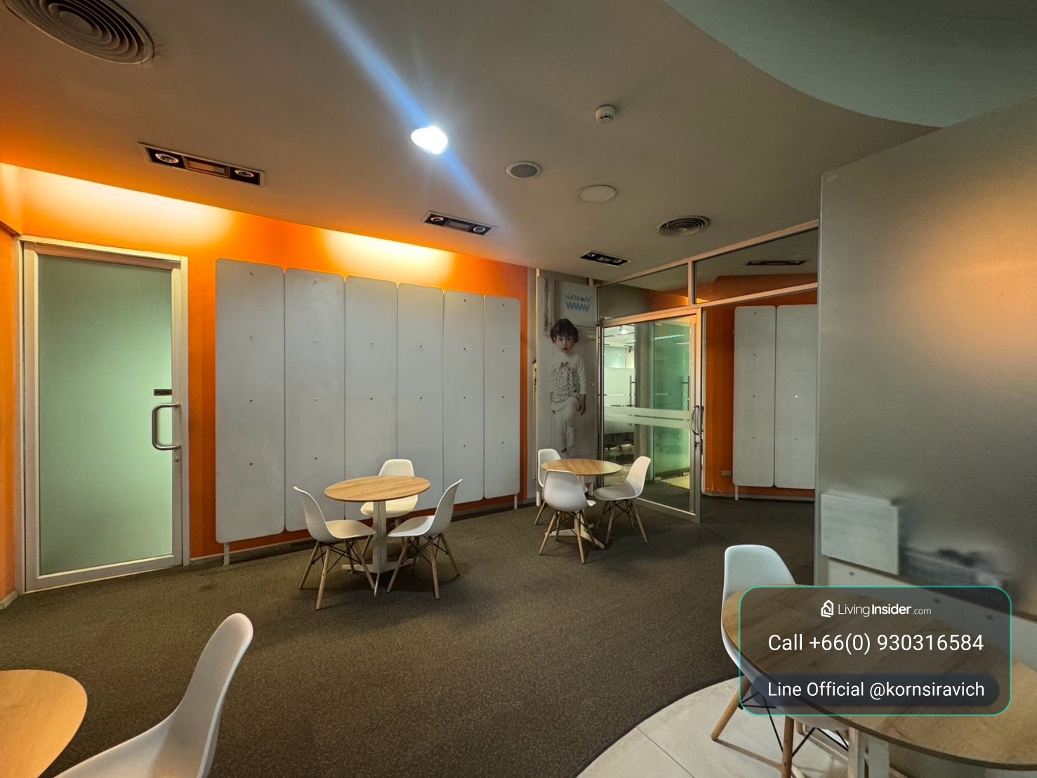 ให้เช่า ออฟฟิศ สำนักงาน อโศก - เพชรบุรี ตัดใหม่ ขนาด 486 ตร.ม. ชั้น 6 มีลิฟต์ ห้องน้ำในตัว มีเคาเตอร์ครัว เข้าออกได้ตลอด 24 ชม. ใกล้ MRT 340 ม. – รูปที่ 3