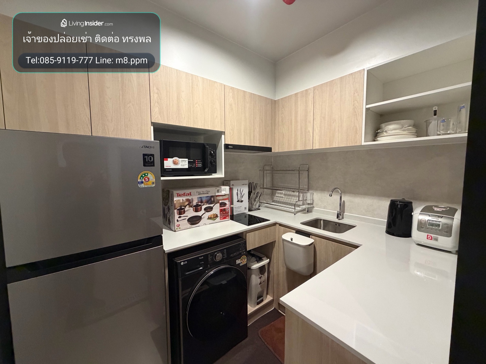 🎉🎉🎉 2 bedrooms, 35 sq m, 30,000 baht/month – รูปที่ 3