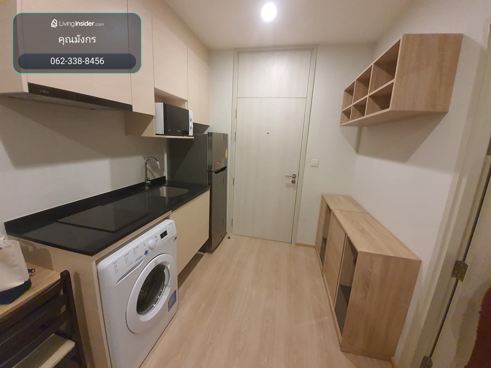 ให้เช่าชั้นสูง 26 ตรม 1 นอนใกล้ MRT 80 m ราคา 15,000
 สนใจนัดชม 0808144488 – รูปที่ 2