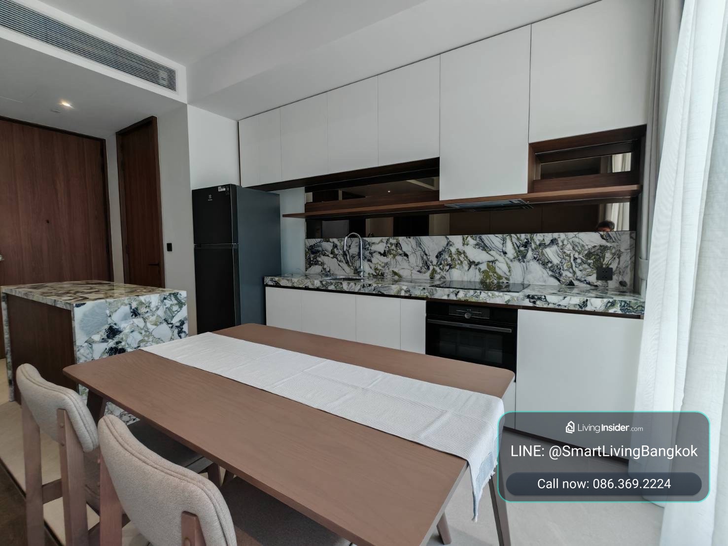 คอนโด 2 ห้องนอน Romm Convent ทำเลคอนแวนต์ ตรงข้าม BNH ใจกลางสีลม  – รูปที่ 4