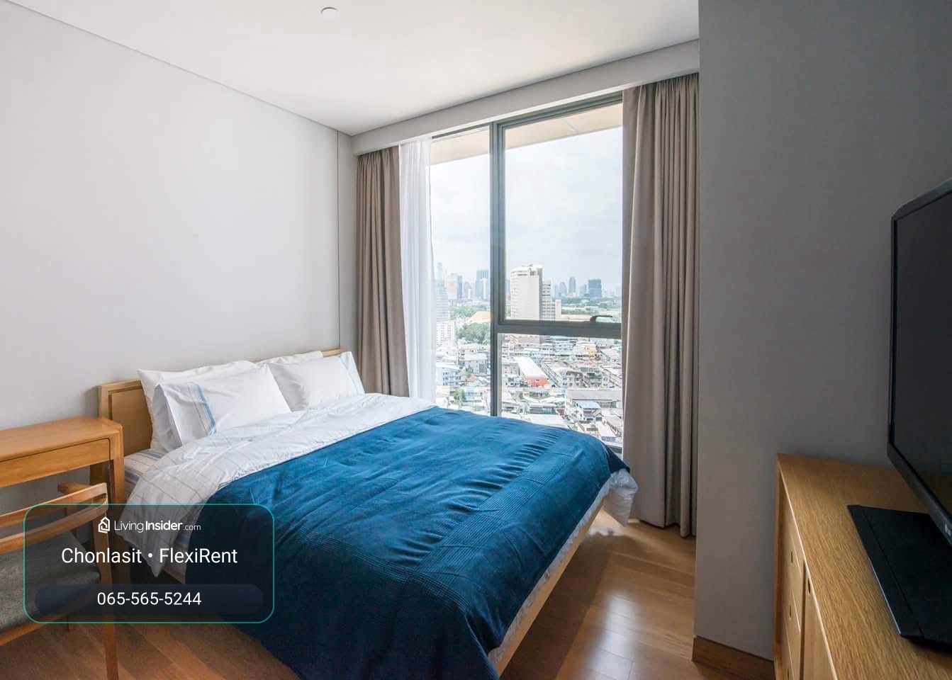 🏙️✨ THE LUMPINI 24 | Newly renovated room 🌇 High floor, ready to move in 🚆 near BTS Phrom Phong – รูปที่ 4