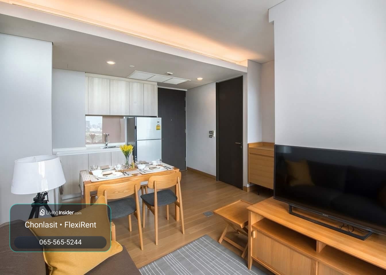 🏙️✨ THE LUMPINI 24 | Newly renovated room 🌇 High floor, ready to move in 🚆 near BTS Phrom Phong – รูปที่ 3
