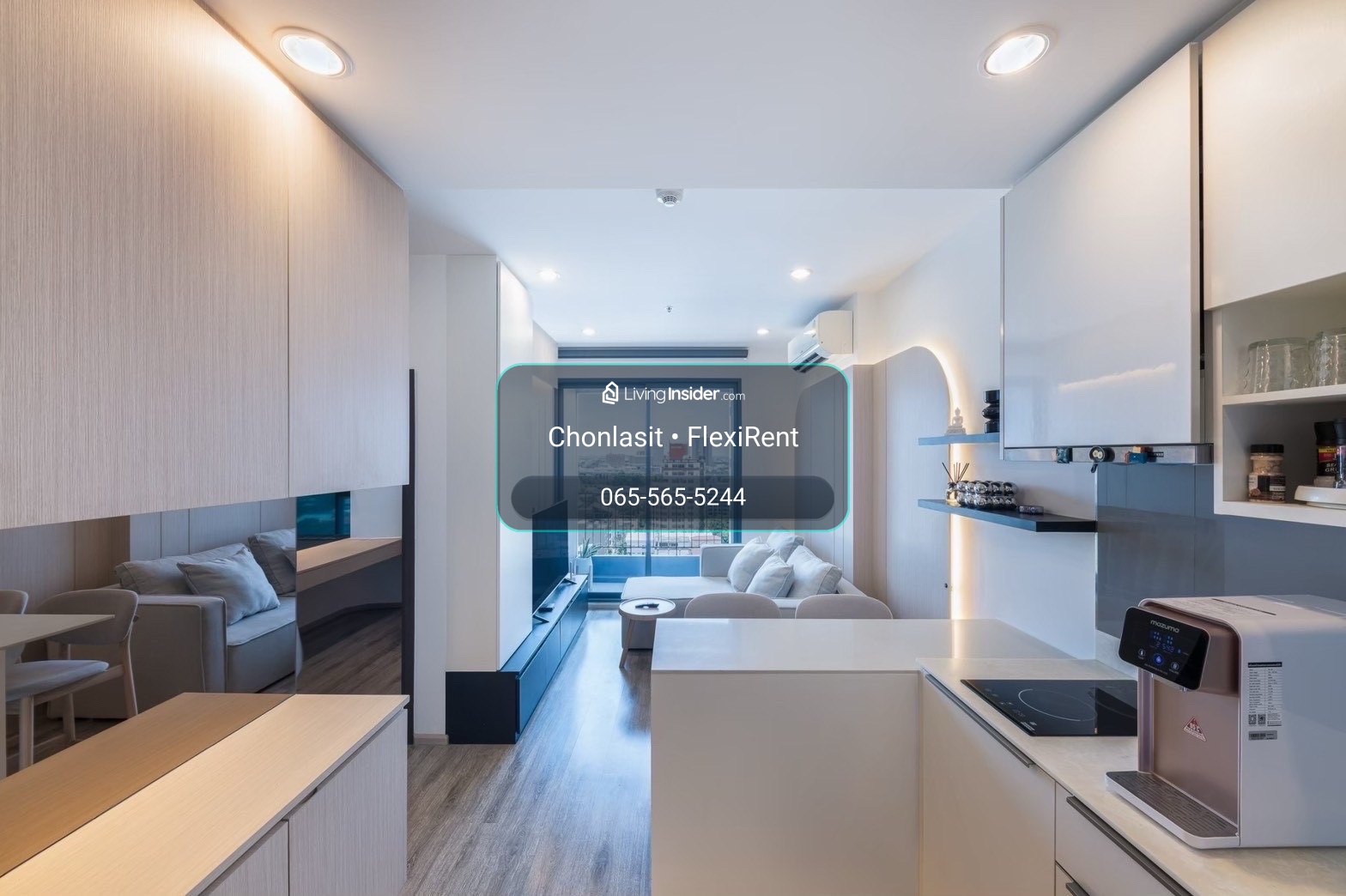 🏙️🔥 Ideo Mobi Sukhumvit 66 | Price reduced to only 37,000 baht/month 🚆 Next to Skywalk connected to BTS Udomsuk | 2 bedrooms, large room with bathtub. – รูปที่ 3