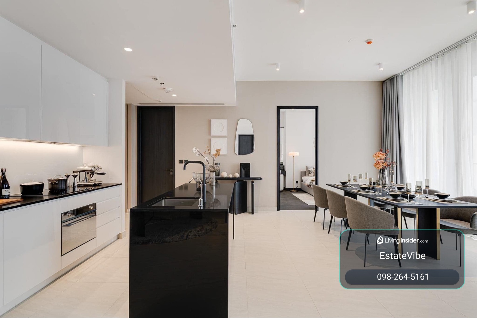 Rare Ultra-Luxury Unit at TAIT Sathorn 12 | 135 SQM High Floor with Iconic City View✨Tait 12✨ 2 ห้องนอน 3 ห้องน้ำ ขนาด 135 ตร.ม ใกล้ BTS / MRT เซนต์หลุยส์ (0.2 กม.) Tel.0982645161  – รูปที่ 3