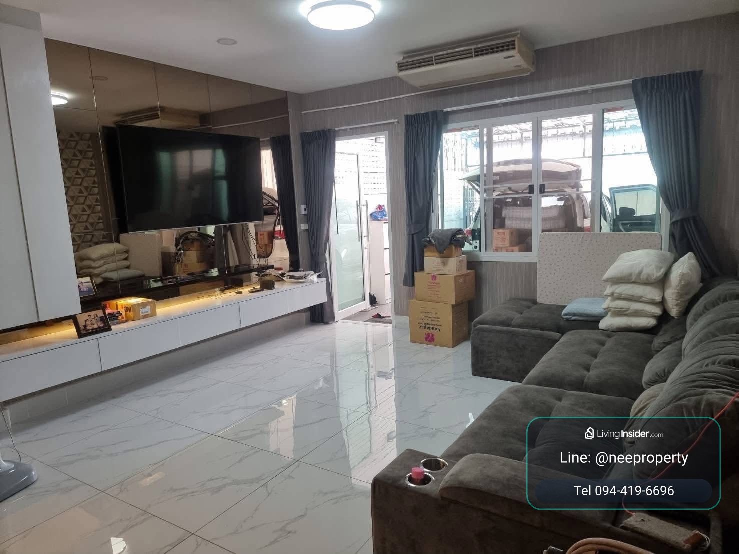 Townhome for rent, 4 floors, near MRT Sutthisan, only 450 meters. – รูปที่ 2