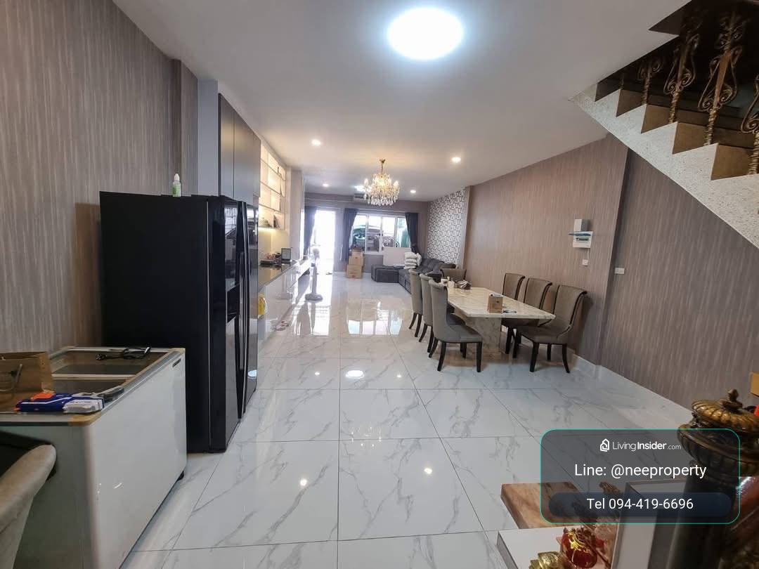 Townhome for rent, 4 floors, near MRT Sutthisan, only 450 meters. – รูปที่ 3