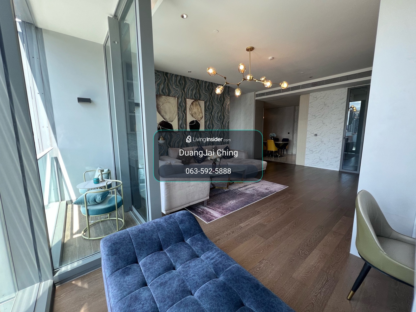 Ready to move in 🔥KRAAM Sukhumvit 26 | Luxury Residence for Rent 2 bed 107sqm 135k Call :0635925888 – รูปที่ 4
