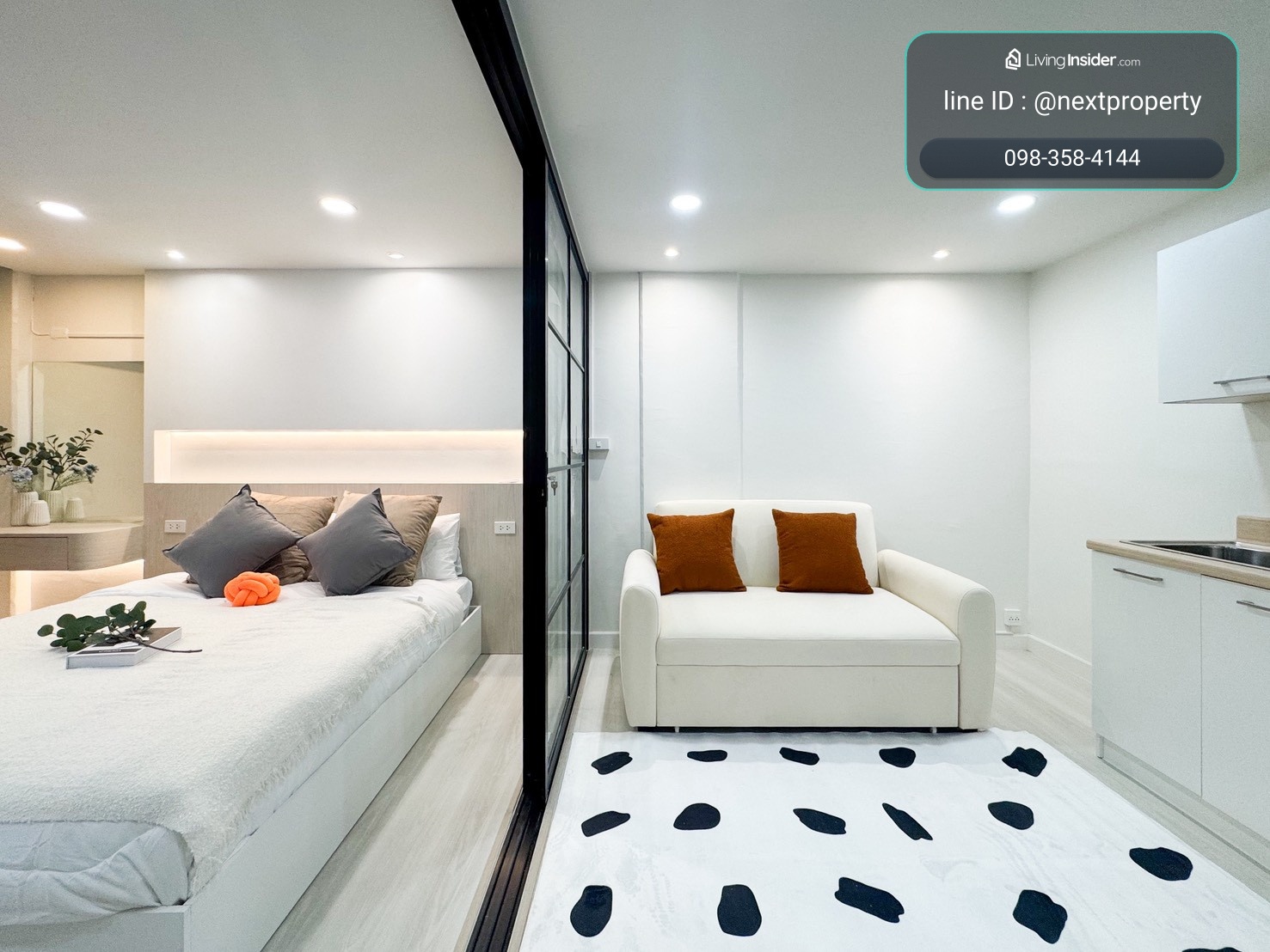 ขายคอนโด ซิตี้ วิลล่า ลาดพร้าว 130 ห้องสวย พร้อมเฟอร์นิเจอร์ใหม่หมด – รูปที่ 2