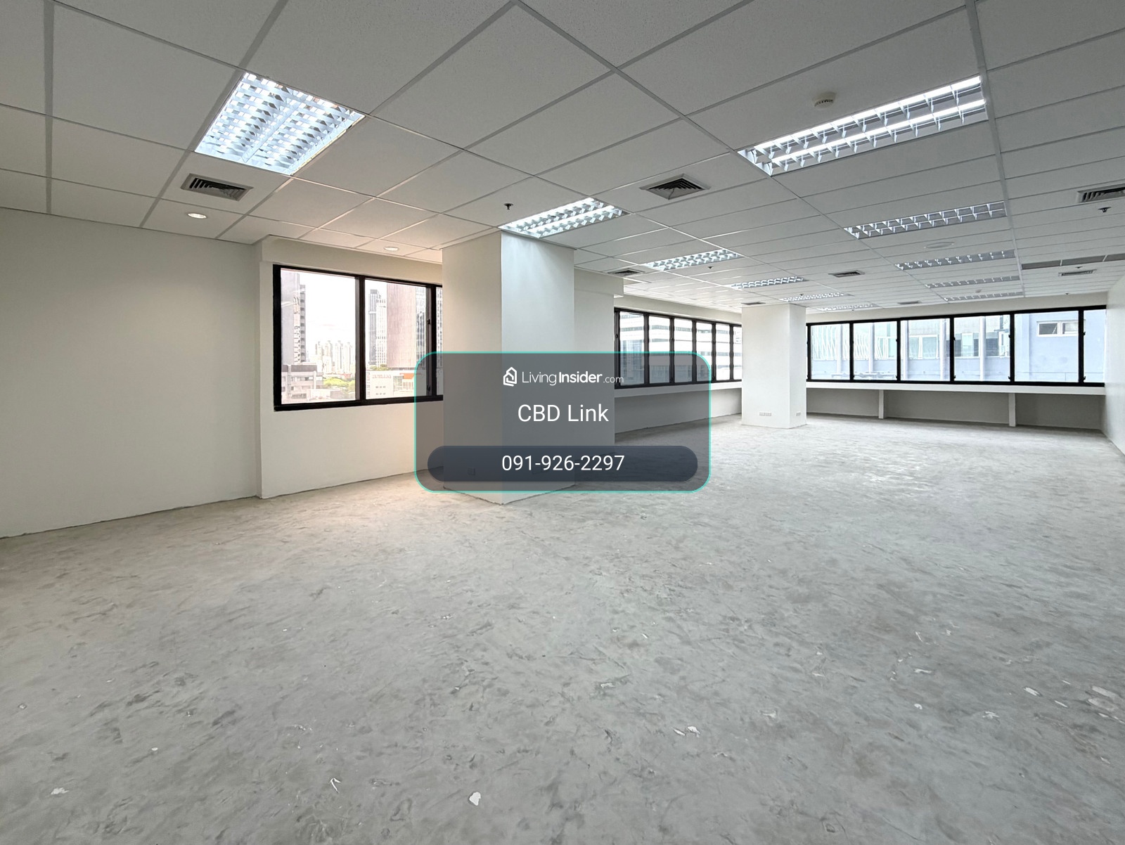 Renovated office, อยู่ติด BTS ศาลาแดง มีร้านอาหารและห้างในตึก  – รูปที่ 2