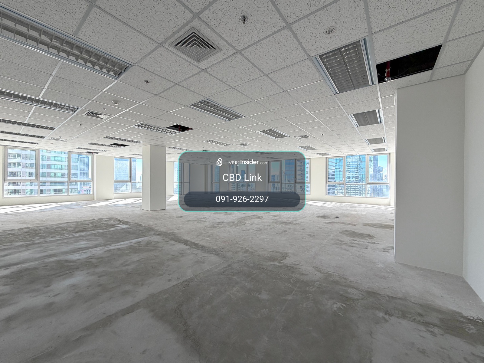 Green Office, แอร์ 24ชม., 700บ/ตร.ม., 200ม.ถึง BTS เซนต์หลุยส์, ตึกมี Food Court &amp; Starbucks – รูปที่ 3