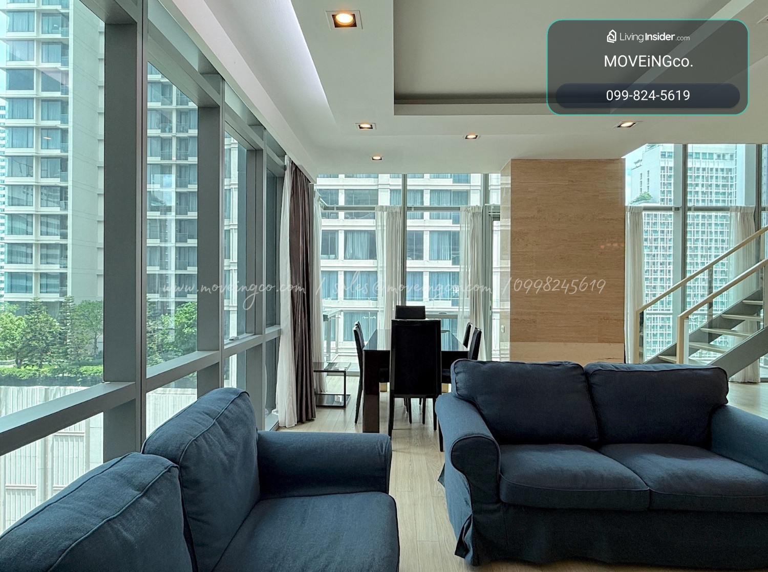 Duplex Unit ใจกลางอโศก! คอนโด 2 ห้องนอน 2 ชั้น ใกล้ BTS อโศก & MRT – รูปที่ 3
