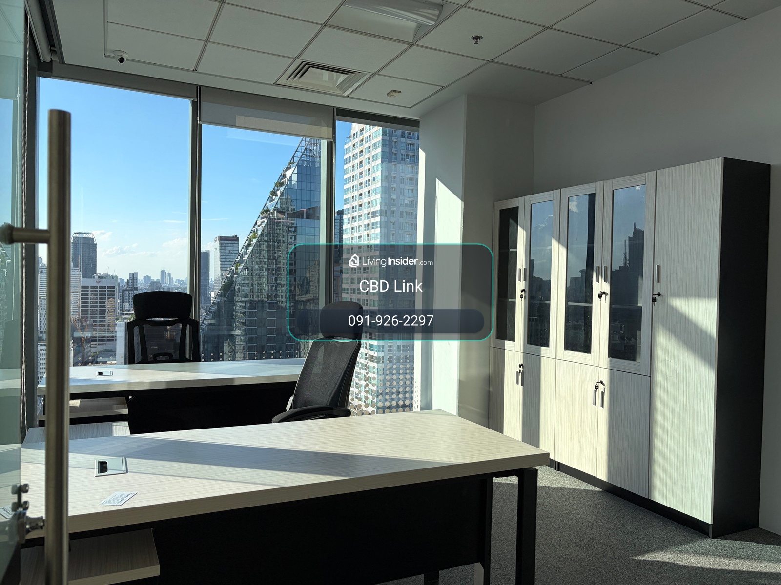 Grade A Office พร้อมเฟอร์, มี Sky walk เข้าตึกจาก BTS เซนต์หลุยส์  – รูปที่ 2